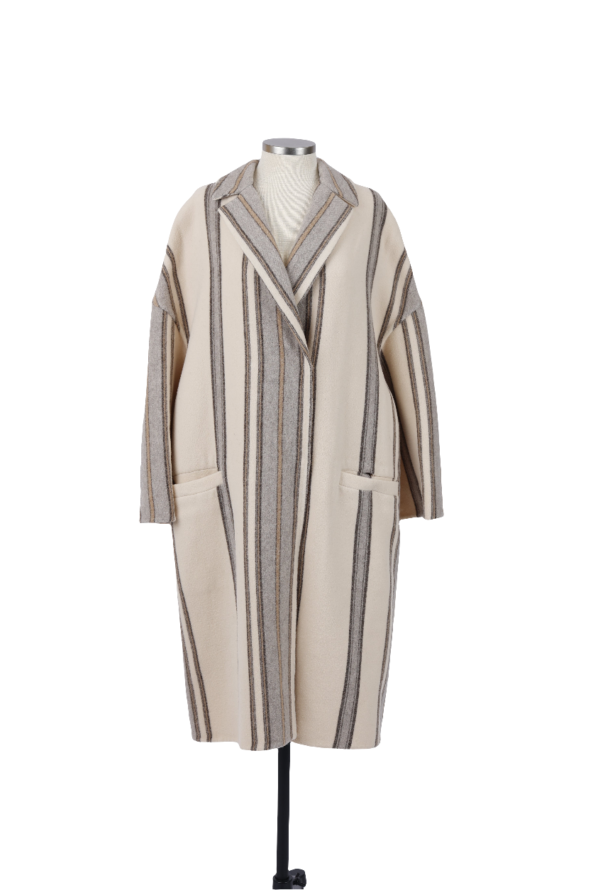 Cashmere Blend Dress Coat