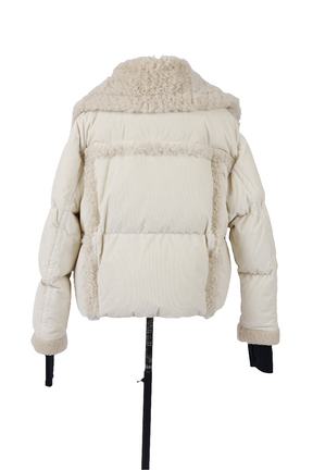 Caleu Down Puffer Jacket W/ Fur Collar