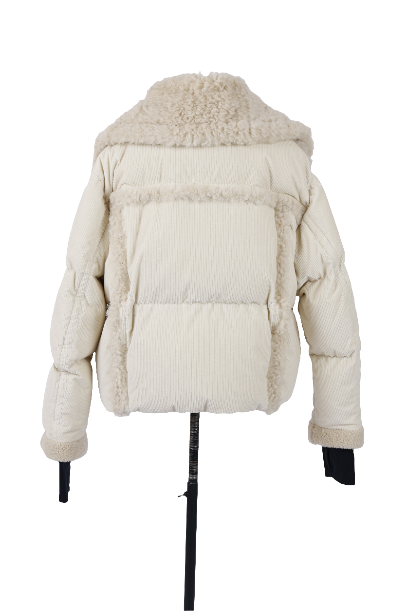 Caleu Down Puffer Jacket W/ Fur Collar