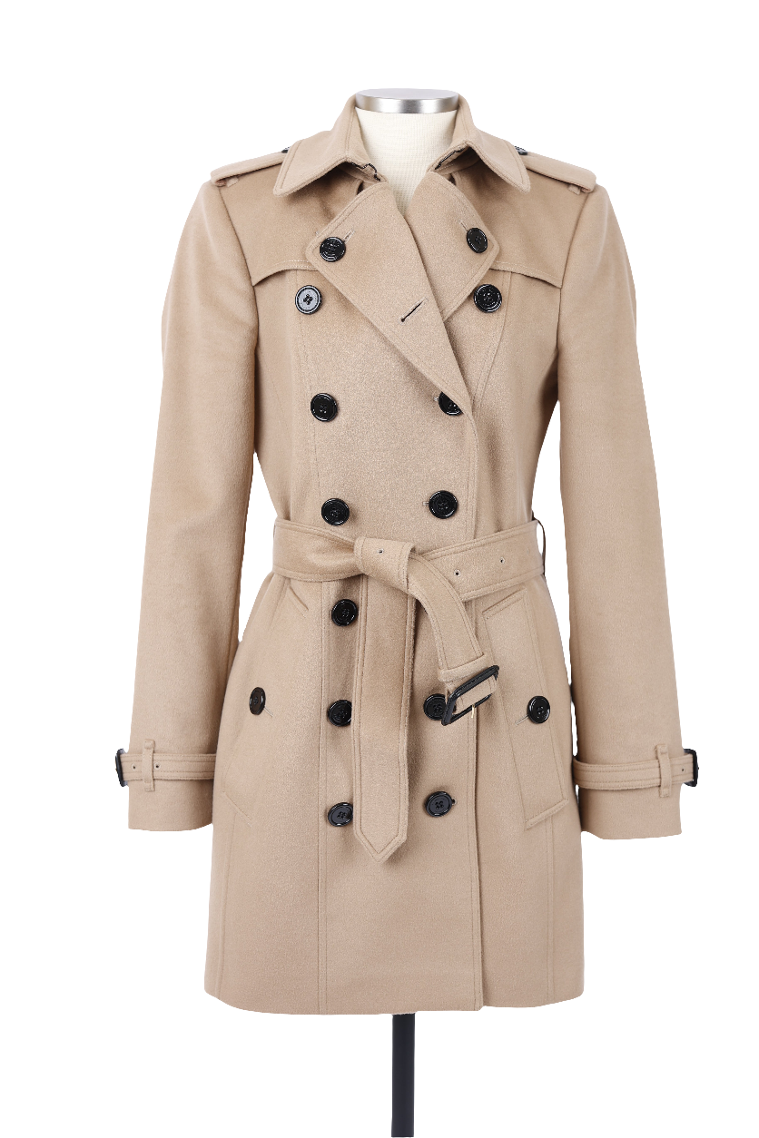 Cashmere Blend Trench Coat
