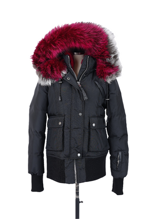 Fur Lined Down Jacket W/ Fur Hood
