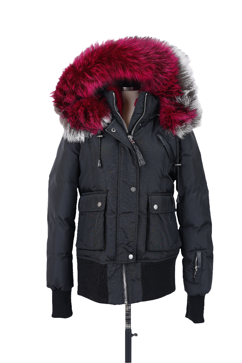 Fur Lined Down Jacket W/ Fur Hood