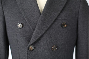 Double Breasted Cashmere Dress Coat